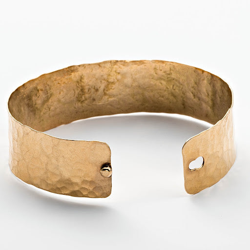 Gold Click Clasp Bangle