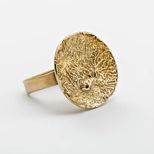 Gold Moonscape Ring