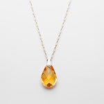 Madeira Citrine Dew Drop Pendant