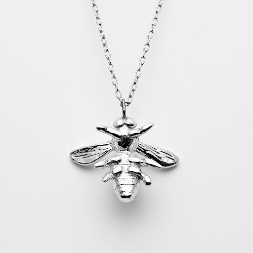 Sterling Silver Queen Bee Pendant