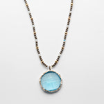 Blue Topaz Dew Drop Pendant