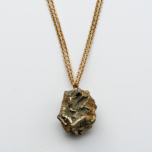 Bronze Pyrite Necklace