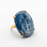 Kyanite Cabochon Ring