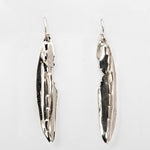 Medium Sterling Silver Feather Earrings