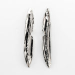 Medium Sterling Silver Feather Earrings