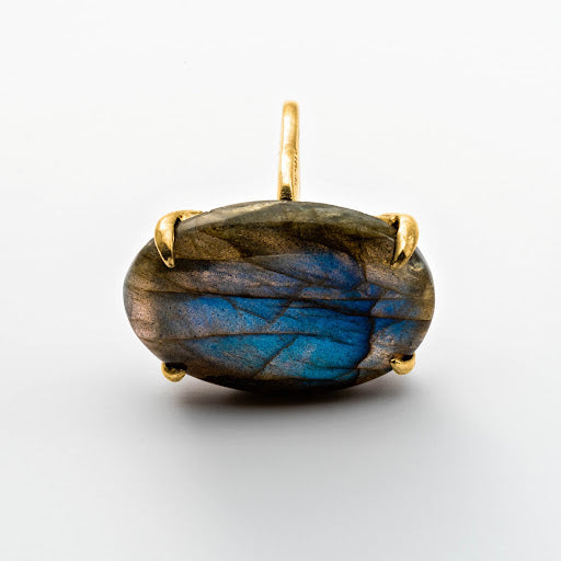 Oval Labradorite Ring