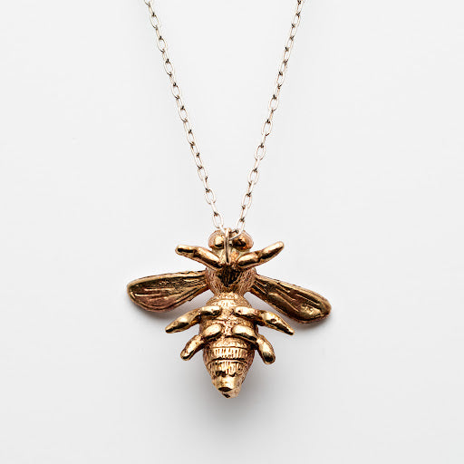 Rose Gold Queen Bee Pendant