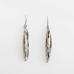 Small Sterling Silver Feather Earrings